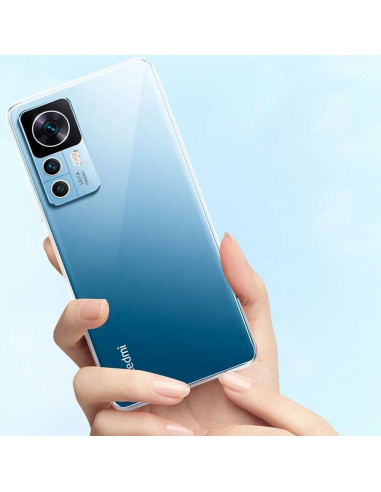 Coque BACK CASE Ultra Slim 0,5mm pour XIAOMI 12T / 12T PRO TRANSPARENT