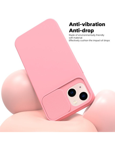 Coque SLIDE pour IPHONE 13 Pro rose vif