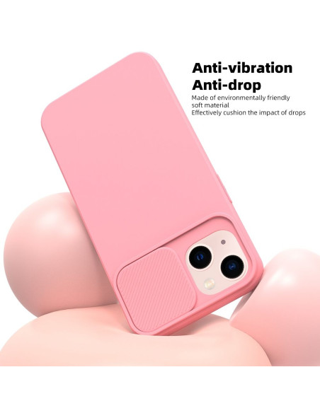Coque SLIDE pour IPHONE 13 Pro rose vif