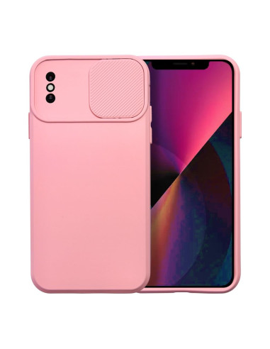 Coque SLIDE pour IPHONE XS Max rose vif