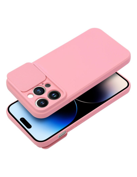 Coque SLIDE pour IPHONE 14 Pro Max rose vif