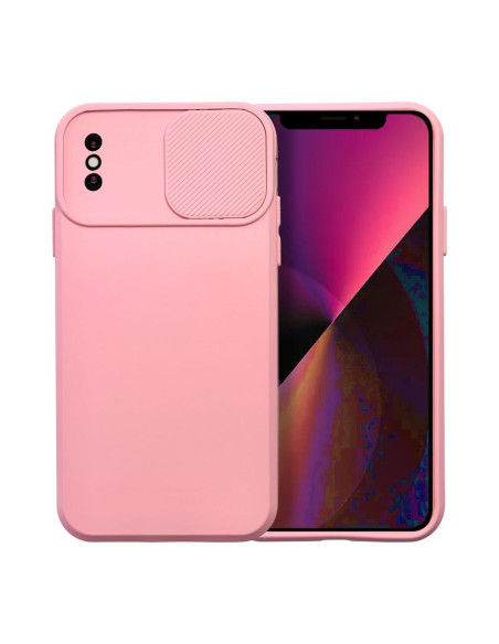 Coque SLIDE pour IPHONE X / XS rose clair