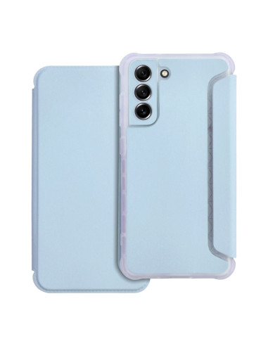 PIANO Etui à livres pour SAMSUNG S21 FE bleu clair