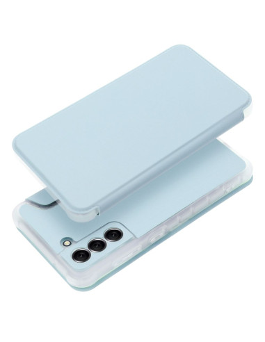 PIANO Etui à livres pour SAMSUNG S21 FE bleu clair