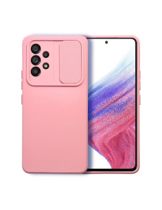Coque SLIDE pour SAMSUNG A12 rose vif