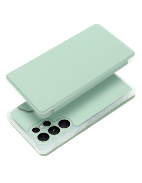 PIANO Etui à livres pour SAMSUNG S22 Vert ultra clair