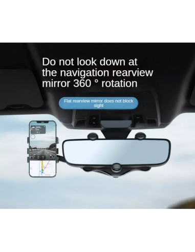 Support voiture universel pour rétroviseur Type 1