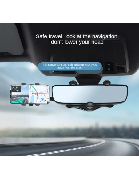 Support voiture universel pour rétroviseur Type 1