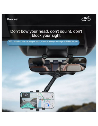 Support voiture universel pour rétroviseur Type 1