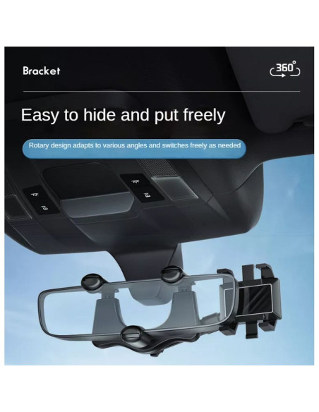 Support voiture universel pour rétroviseur Type 1