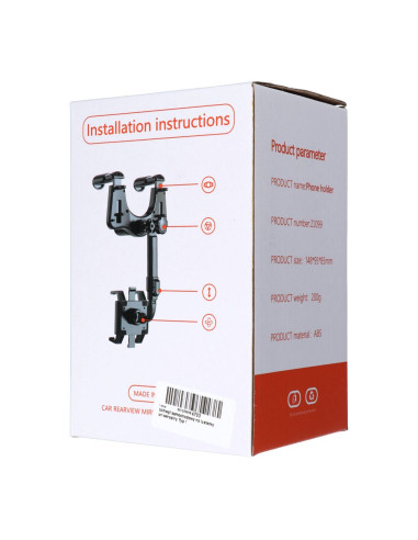 Support voiture universel pour rétroviseur Type 1