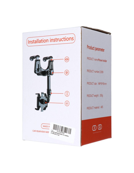 Support voiture universel pour rétroviseur Type 1