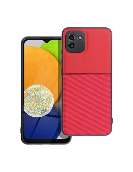 Coque NOBLE pour SAMSUNG A03 rouge