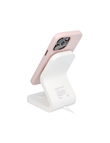 LEATHER MAG COVER case for IPHONE 14 Pro sand pink