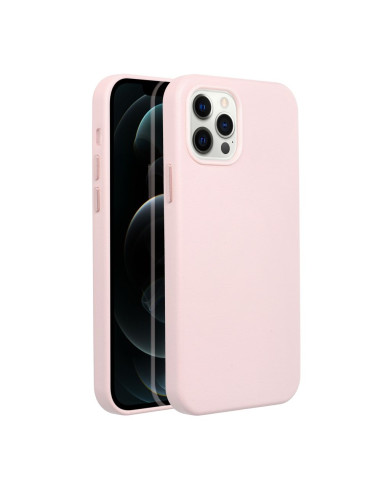 LEATHER MAG COVER case for IPHONE 12 Pro sand pink