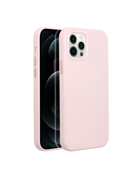 LEATHER MAG COVER case for IPHONE 12 Pro sand pink