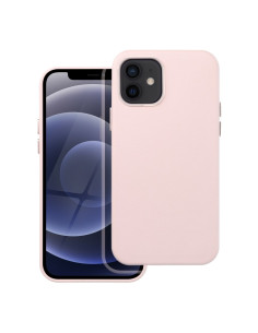 LEATHER MAG COVER case for IPHONE 12 sand pink