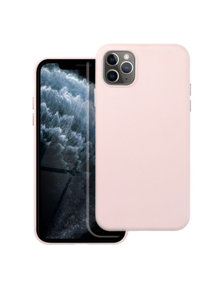 LEATHER MAG COVER case for IPHONE 11 Pro Max sand pink
