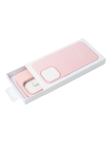 LEATHER MAG COVER case for IPHONE 11 Pro Max sand pink