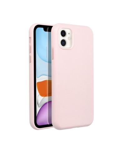 LEATHER MAG COVER case for IPHONE 11 sand pink