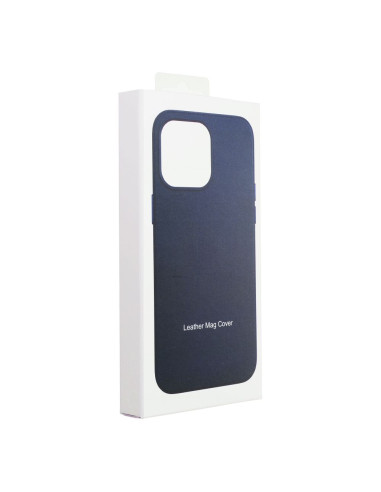 LEATHER MAG COVER case for IPHONE 14 Pro indigo blue