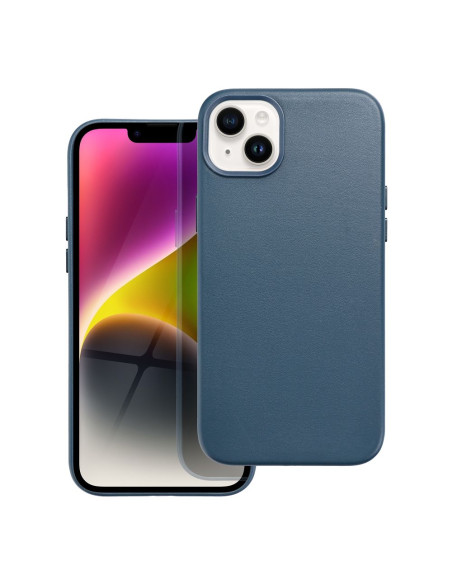 COUVERTURE MAG CUIR compatible avec MagSafe pour IPHONE 14 Plus Coque
