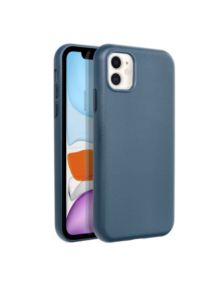 LEATHER MAG COVER case for IPHONE 11 indigo blue