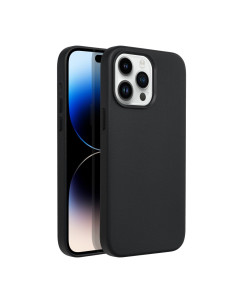 LEATHER MAG COVER case for IPHONE 14 Pro Max black 2