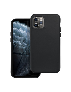 COUVERTURE MAG en CUIR compatible avec MagSafe pour IPHONE 11 Pro noir