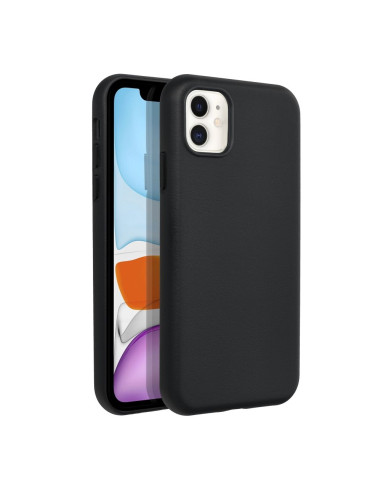 LEATHER MAG COVER case for IPHONE 11 black