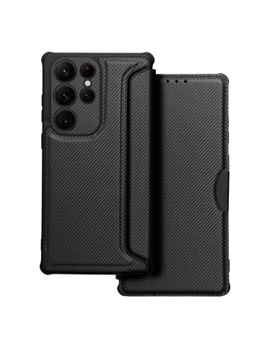 Etui RAZOR Book pour SAMSUNG S23 Ultra noir