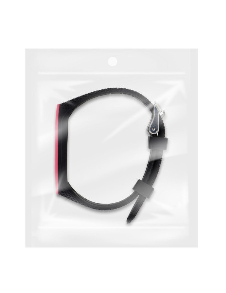 Elastomer strap LIFESTYLE for XIAOMI Mi Band 5 / 6 black (06)