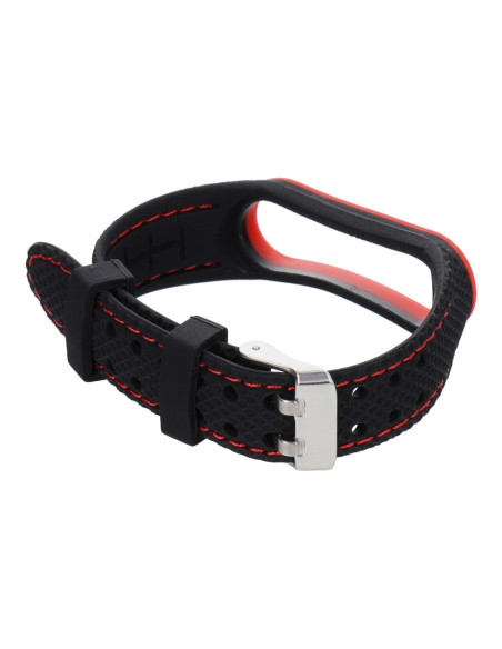 Elastomer strap LIFESTYLE for XIAOMI Mi Band 5 / 6 balck (04)