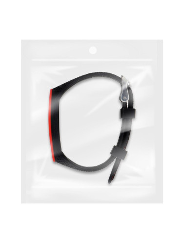 Elastomer strap LIFESTYLE for XIAOMI Mi Band 5 / 6 balck (04)