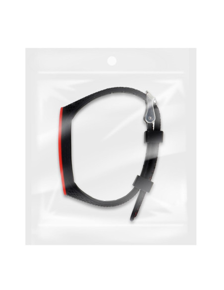 Elastomer strap LIFESTYLE for XIAOMI Mi Band 5 / 6 balck (04)