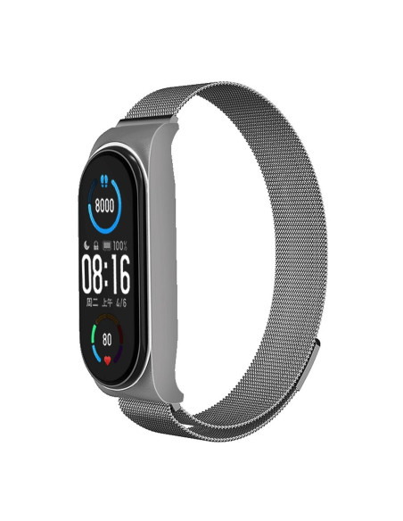 Bracelet / bande METAL pour smart band Xiaomi Mi Band 5 / 6 (02)