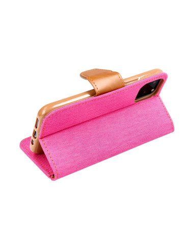 Etui Canvas pour SAMSUNG S23 Plus rose