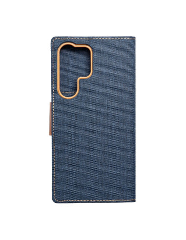 Etui Canvas pour SAMSUNG S23 Ultra bleu marine
