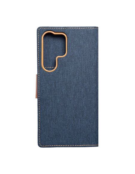 Etui Canvas pour SAMSUNG S23 Ultra bleu marine