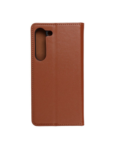 Étui en cuir SMART PRO pour SAMSUNG S23 marron