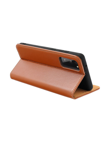 Étui en cuir SMART PRO pour SAMSUNG S23 marron
