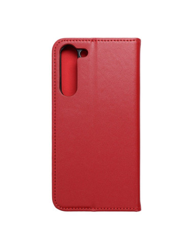 Étui en cuir SMART PRO pour SAMSUNG S23 Plus bordeaux