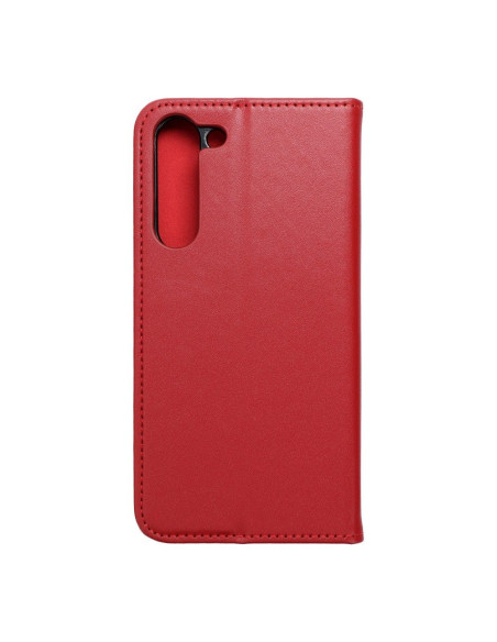 Étui en cuir SMART PRO pour SAMSUNG S23 Plus bordeaux