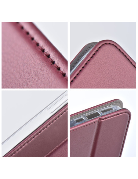 Etui Smart Magneto pour SAMSUNG S23 PLUS bordeaux
