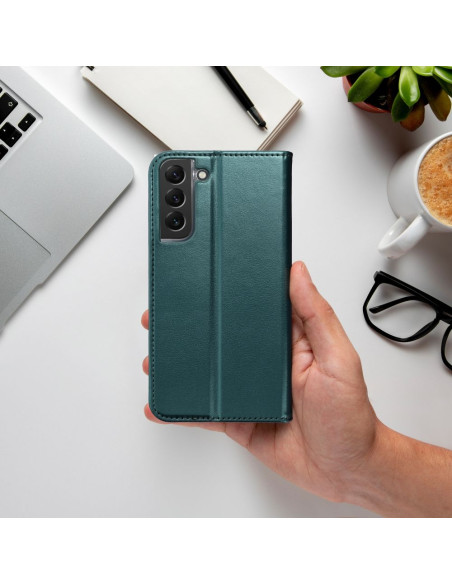 SMART MAGNETO Book case for SAMSUNG S23 dark green