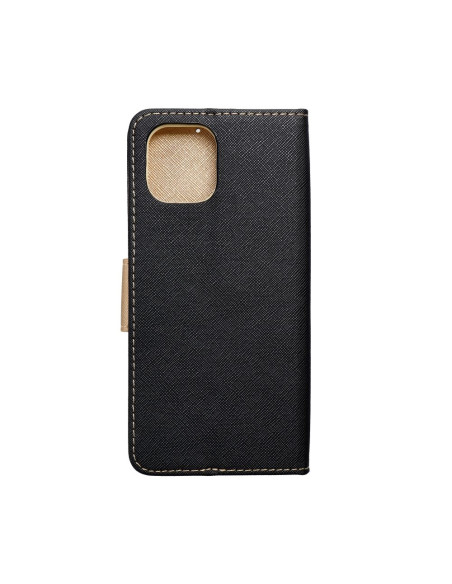 Etui Fancy Book pour XIAOMI REDMI A1 / Redmi A2 noir / or