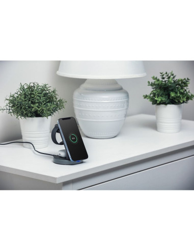FORCELL wireless charger Qi 3in1 15W Solid Mag Charger support MagSafe black