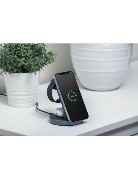 FORCELL wireless charger Qi 3in1 15W Solid Mag Charger support MagSafe black