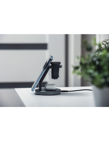 FORCELL wireless charger Qi 3in1 15W Solid Mag Charger support MagSafe black