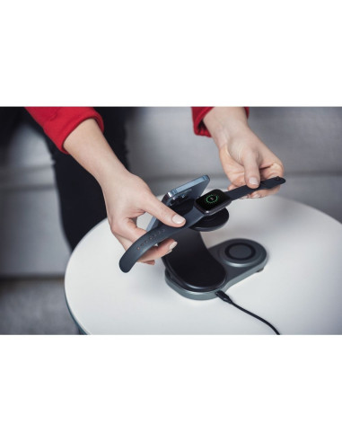 FORCELL 3in1 Qi inductive charger 15W Sail Mag Charger compatible avec MagSafe noir